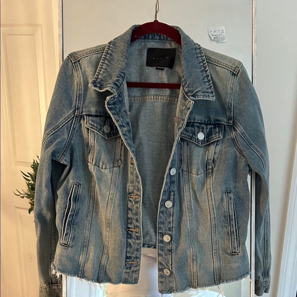 Blank NYC Faded Blue Denim Jacket